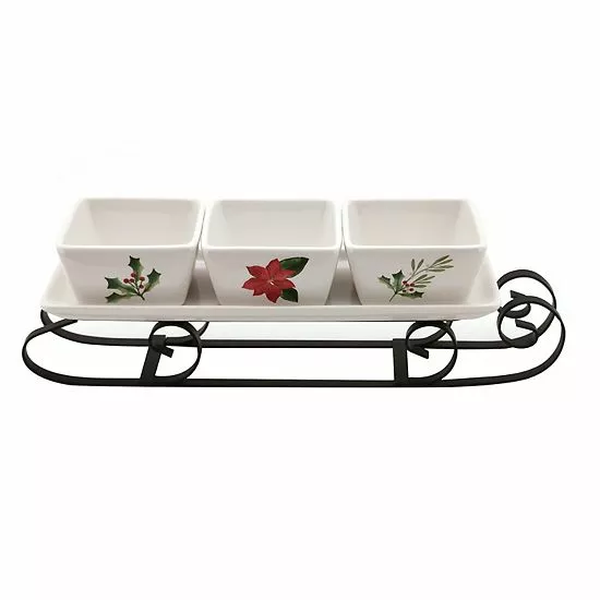 St. Nicholas Square® Humble Estate Ceramic Sled Server 1 St. Nicholas Square® Humble Estate Ceramic Sled Server