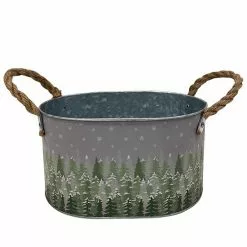 St. Nicholas Square® Snowy Trees Tin