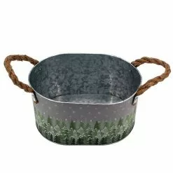 St. Nicholas Square® Snowy Trees Tin -Nichola Home Decor Shop unnamed file 1058