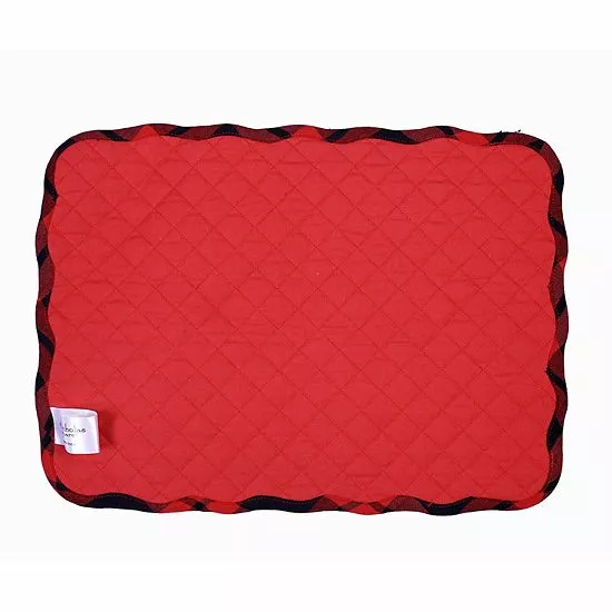 St. Nicholas Square® Cabin Buffalo Plaid Quilted Placemat 2 St. Nicholas Square® Cabin Buffalo Plaid Quilted Placemat - Image 2