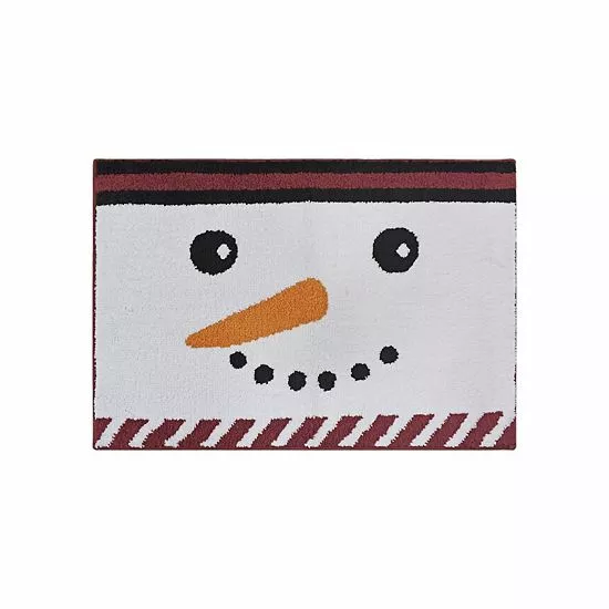 St. Nicholas Square® Snowman Face Rug 1 St. Nicholas Square® Snowman Face Rug