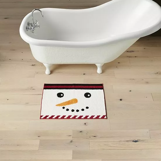 St. Nicholas Square® Snowman Face Rug 2 St. Nicholas Square® Snowman Face Rug - Image 2
