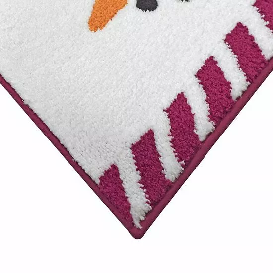 St. Nicholas Square® Snowman Face Rug 3 St. Nicholas Square® Snowman Face Rug - Image 3
