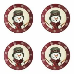 St. Nicholas Square® Yuletide 4-pc. Melamine Salad Plate Set