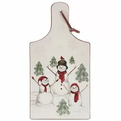 St. Nicholas Square® Yuletide Ceramic Sharing Board