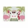 St. Nicholas Square® Flamingo Holiday 19.5'' X 30'' Accent Rug
