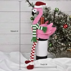 St. Nicholas Square® Flamingo Wine Bottle Cover -Nichola Home Decor Shop unnamed file 1277