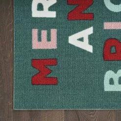 St. Nicholas Square® Merry & Bright Holiday 19.5'' X 30'' Accent Rug -Nichola Home Decor Shop unnamed file 1383