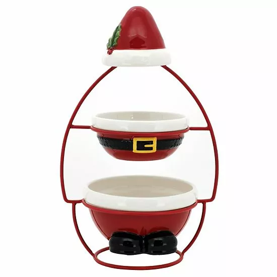 St. Nicholas Square® Memory Lane Santa Tiered Server 1 St. Nicholas Square® Memory Lane Santa Tiered Server