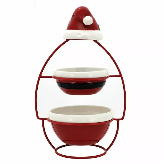 St. Nicholas Square® Memory Lane Santa Tiered Server 2 St. Nicholas Square® Memory Lane Santa Tiered Server - Image 2