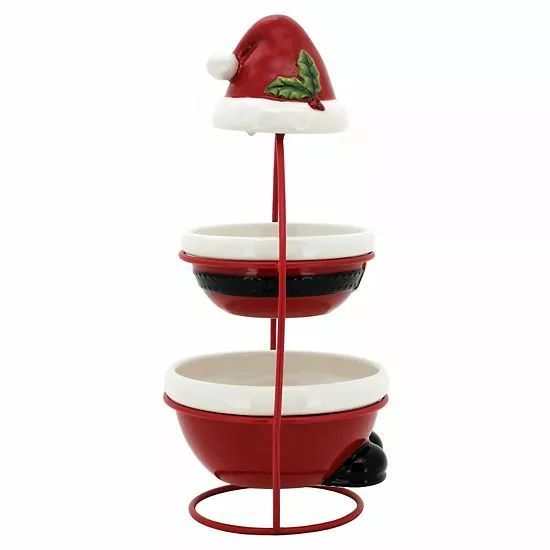 St. Nicholas Square® Memory Lane Santa Tiered Server 3 St. Nicholas Square® Memory Lane Santa Tiered Server - Image 3