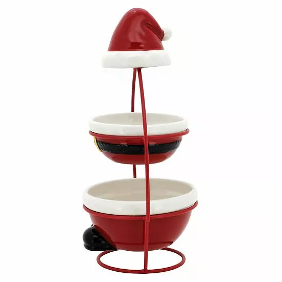 St. Nicholas Square® Memory Lane Santa Tiered Server 4 St. Nicholas Square® Memory Lane Santa Tiered Server - Image 4