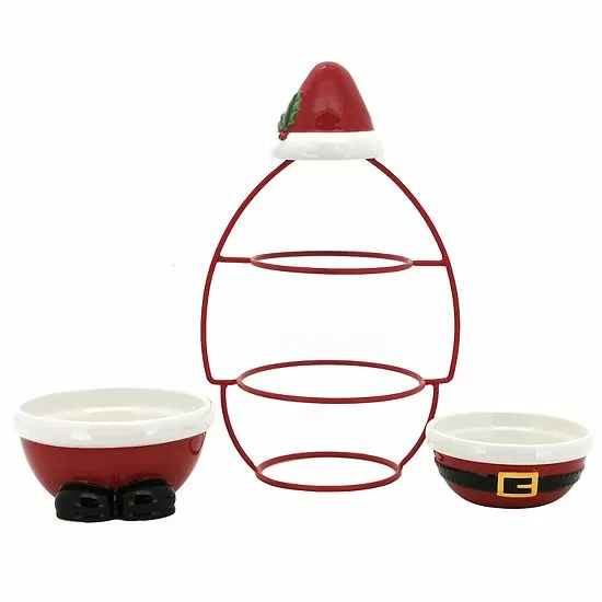 St. Nicholas Square® Memory Lane Santa Tiered Server 5 St. Nicholas Square® Memory Lane Santa Tiered Server - Image 5