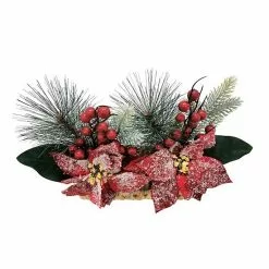 St. Nicholas Square® Artificial Poinsettia Mason Jar Table Decor -Nichola Home Decor Shop unnamed file 1438