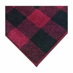 St. Nicholas Square® Buffalo Check Rug Red Buff Check -Nichola Home Decor Shop unnamed file 149