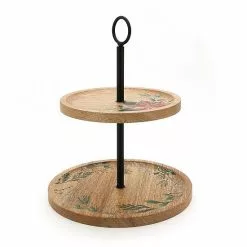 St. Nicholas Square® Humble Estate Tiered Wood Server