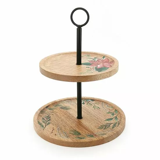 St. Nicholas Square® Humble Estate Tiered Wood Server 2 St. Nicholas Square® Humble Estate Tiered Wood Server - Image 2