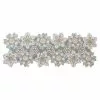 St. Nicholas Square® Beaded Snowflake Table Runner - 36"
