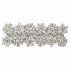 St. Nicholas Square® Beaded Snowflake Table Runner - 36"