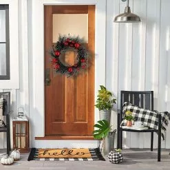 St. Nicholas Square® Artificial Flocked Pinecone Pine Needle Ornament Wreath 7 St. Nicholas Square® Artificial Flocked Pinecone Pine Needle Ornament Wreath -Nichola Home Decor Shop unnamed file 1550