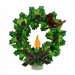 St. Nicholas Square® Wreath Night Light
