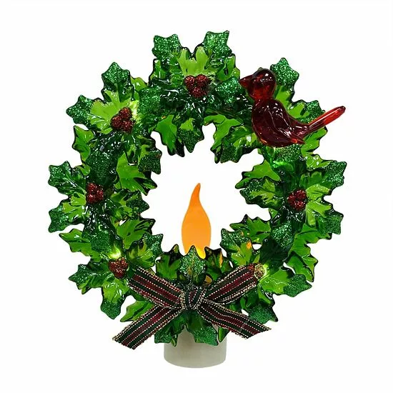 St. Nicholas Square® Wreath Night Light 1 St. Nicholas Square® Wreath Night Light