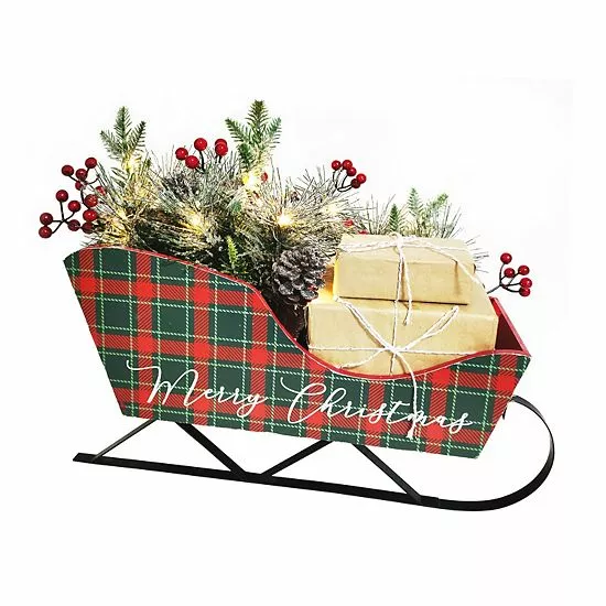 St. Nicholas Square® LED Sleigh Sitabout 1 St. Nicholas Square® LED Sleigh Sitabout