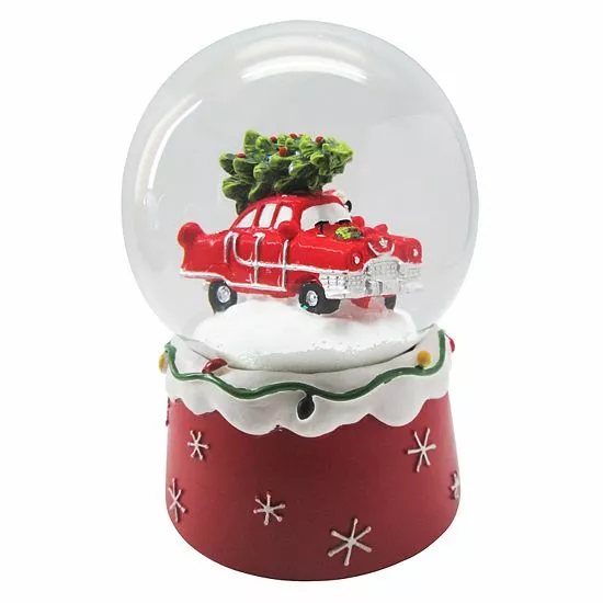 St. Nicholas Square® Santa Car Musical Snow Globe Table Decor 2 St. Nicholas Square® Santa Car Musical Snow Globe Table Decor - Image 2