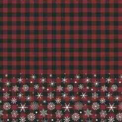 St. Nicholas Square Buffalo Check Snowflake Shower Curtain 7 St. Nicholas Square Buffalo Check Snowflake Shower Curtain -Nichola Home Decor Shop unnamed file 161