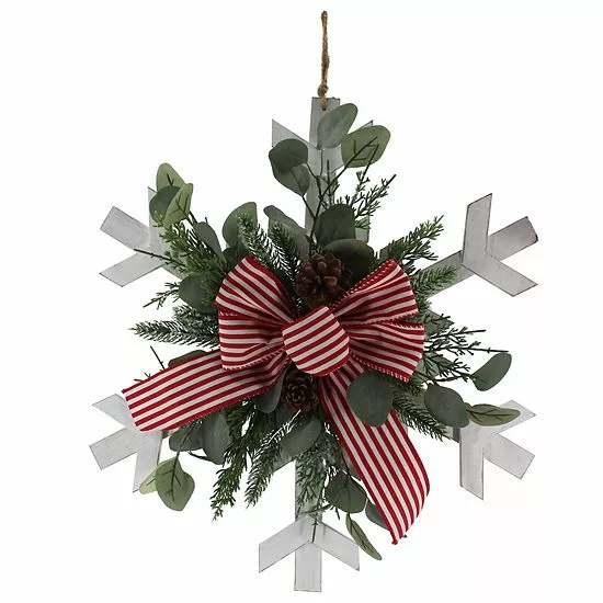 St. Nicholas Square® LED Wooden Snowflake Wall Decor 1 St. Nicholas Square® LED Wooden Snowflake Wall Decor