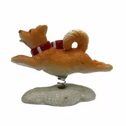 St. Nicholas Square® Village Dog Leaping -Nichola Home Decor Shop unnamed file 1739
