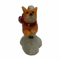 St. Nicholas Square® Village Dog Leaping -Nichola Home Decor Shop unnamed file 1740