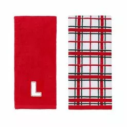 St. Nicholas Square® Monogram Hand Towel 2-pack Set -Nichola Home Decor Shop unnamed file 177