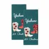 St. Nicholas Square® Texas Christmas Kitchen Towel 2-pk.