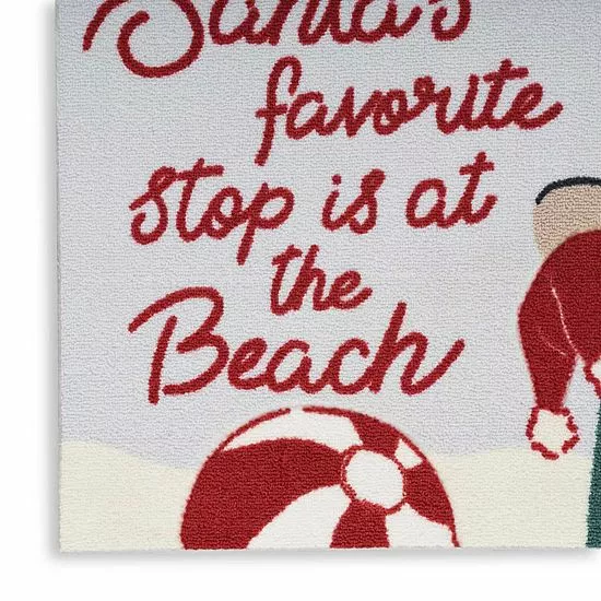 St. Nicholas Square® Santa Beach Holiday 19.5'' X 30'' Accent Rug 5 St. Nicholas Square® Santa Beach Holiday 19.5'' X 30'' Accent Rug - Image 5