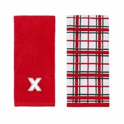 St. Nicholas Square® Monogram Hand Towel 2-pack Set -Nichola Home Decor Shop unnamed file 181