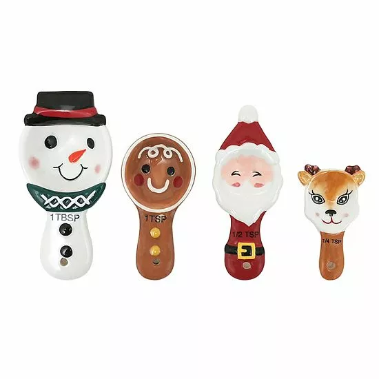 St. Nicholas Square® Merry Merry Measuring Spoon Set 1 St. Nicholas Square® Merry Merry Measuring Spoon Set