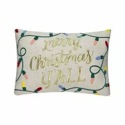 St. Nicholas Square® Merry Christmas Y'all Throw Pillow