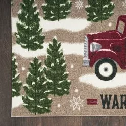 St. Nicholas Square® Truck Warm Wishes Holiday Accent Rug -Nichola Home Decor Shop unnamed file 193