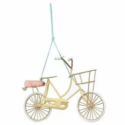 St. Nicholas Square® Iron Wire Painted Bike Christmas Ornament