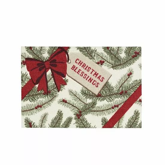 St. Nicholas Square® Christmas Blessings Holiday 19.5'' X 30'' Accent Rug 1 St. Nicholas Square® Christmas Blessings Holiday 19.5'' X 30'' Accent Rug