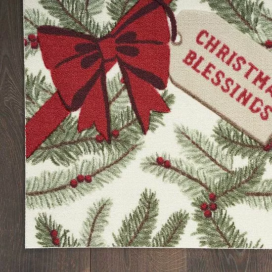 St. Nicholas Square® Christmas Blessings Holiday 19.5'' X 30'' Accent Rug 3 St. Nicholas Square® Christmas Blessings Holiday 19.5'' X 30'' Accent Rug - Image 3