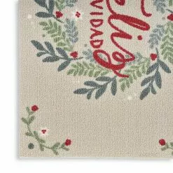 St. Nicholas Square® Feliz Navidad Holiday 19.5'' X 30'' Accent Rug -Nichola Home Decor Shop unnamed file 2079