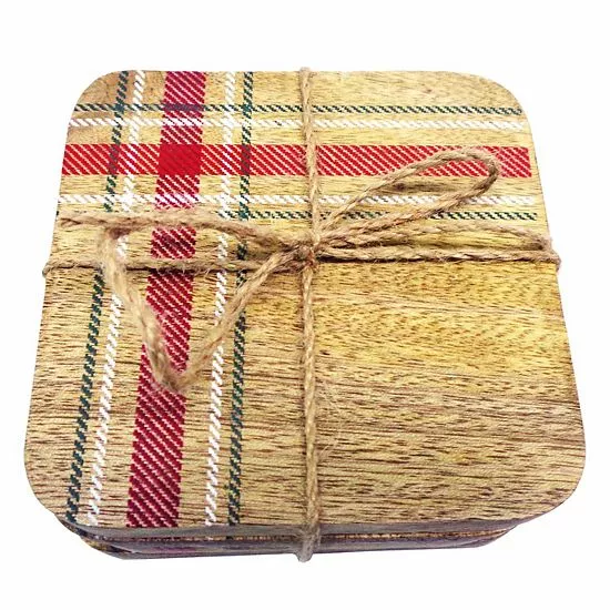 St. Nicholas Square® Humble Estate 4-pc. Coaster Set 2 St. Nicholas Square® Humble Estate 4-pc. Coaster Set - Image 2