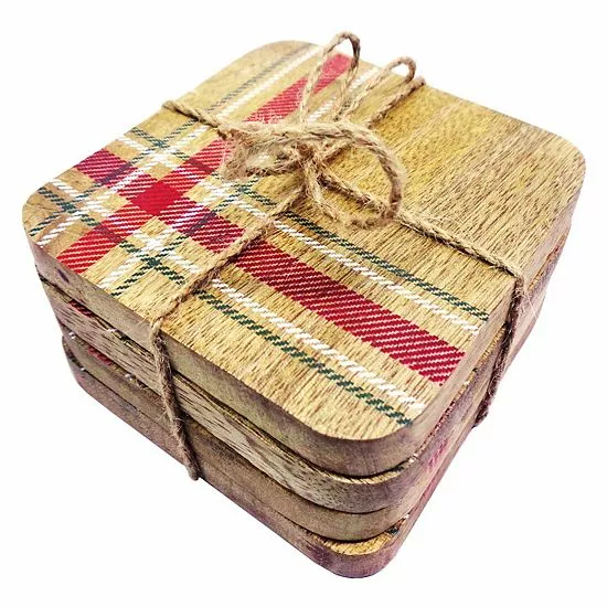 St. Nicholas Square® Humble Estate 4-pc. Coaster Set 3 St. Nicholas Square® Humble Estate 4-pc. Coaster Set - Image 3