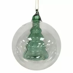 St. Nicholas Square® Tree In Glass Ball Christmas Ornament