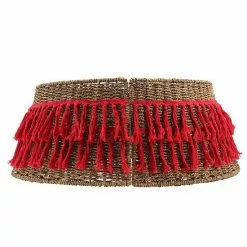 St. Nicholas Square® Tree Collar With Red Fringe -Nichola Home Decor Shop unnamed file 2275