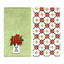 St. Nicholas Square® Deck The Halls Kitchen Towel 2-pk. -Nichola Home Decor Shop unnamed file 2297