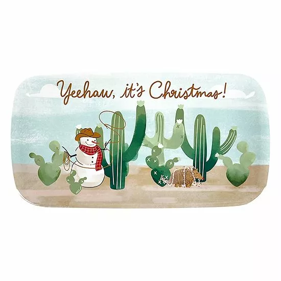 St. Nicholas Square® Texas Melamine Treat Tray 1 St. Nicholas Square® Texas Melamine Treat Tray