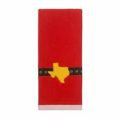 St. Nicholas Square® Texas Santa Belt Hand Towel